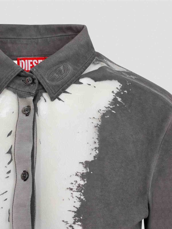 The Best Shops DIESEL: ニーレングスドレス - 膝丈ドレス - グレー