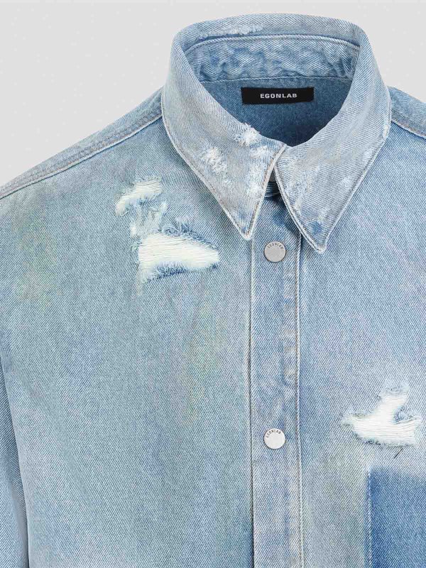 The Best Shops EGONLAB: Camisas - Camisa - Azul