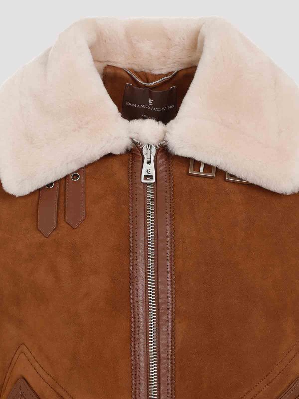 The Best Shops ERMANNO SCERVINO: cappotti corti - Cappotto di shearling