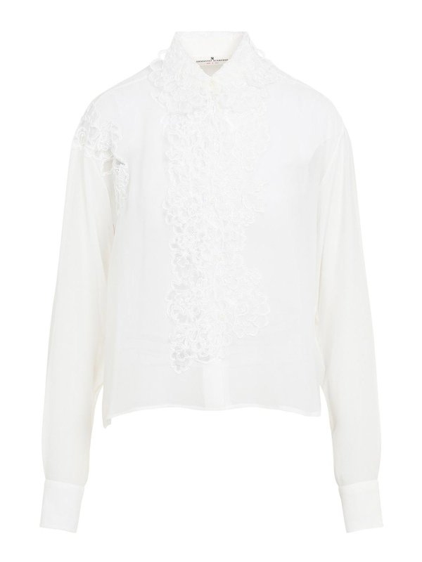 ERMANNO SCERVINO: Hemden - Hemd - Weiß