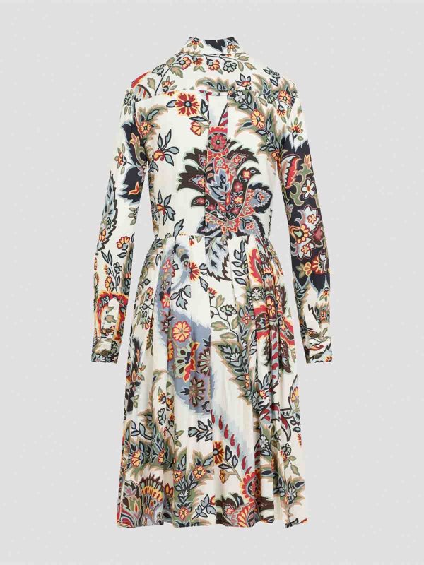 ETRO: Knielange Kleider online - Knielanges Kleid - Camel