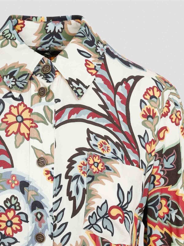 The Best Shops ETRO: Knielange Kleider - Knielanges Kleid - Camel