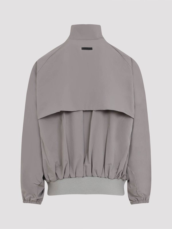 FEAR OF GOD: casual jackets online - High Neck Vented Track Jacket