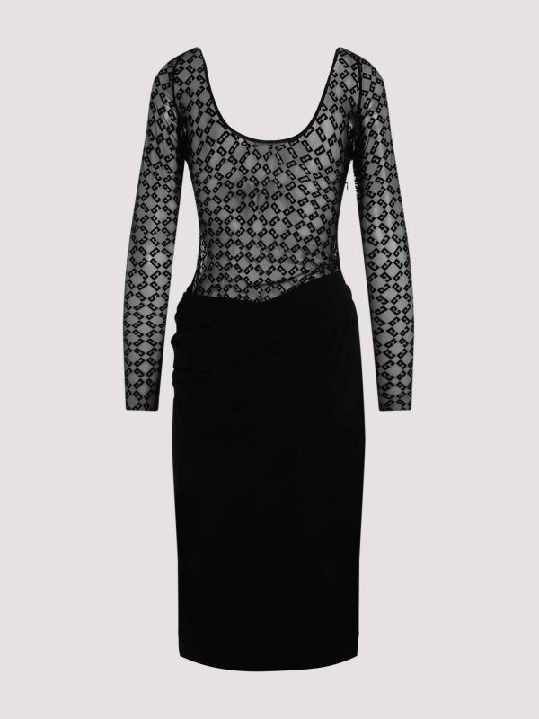 GIVENCHY: ニーレングスドレス online - 膝丈ドレス - 黒