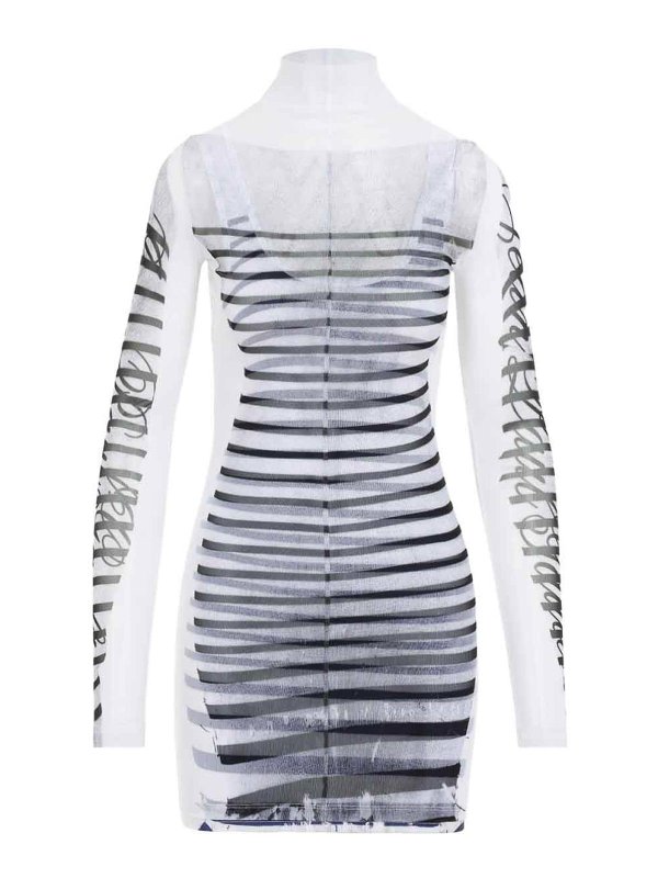 JEAN PAUL GAULTIER: short dresses - Mariniere Mini Dress