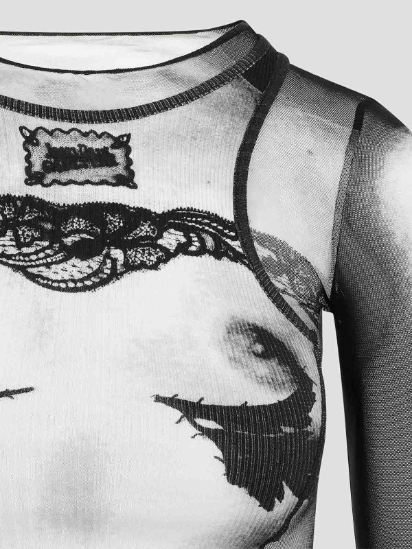 トップ/タンクトップ - Body Lace Mariniere shop online: JEAN PAUL GAULTIER