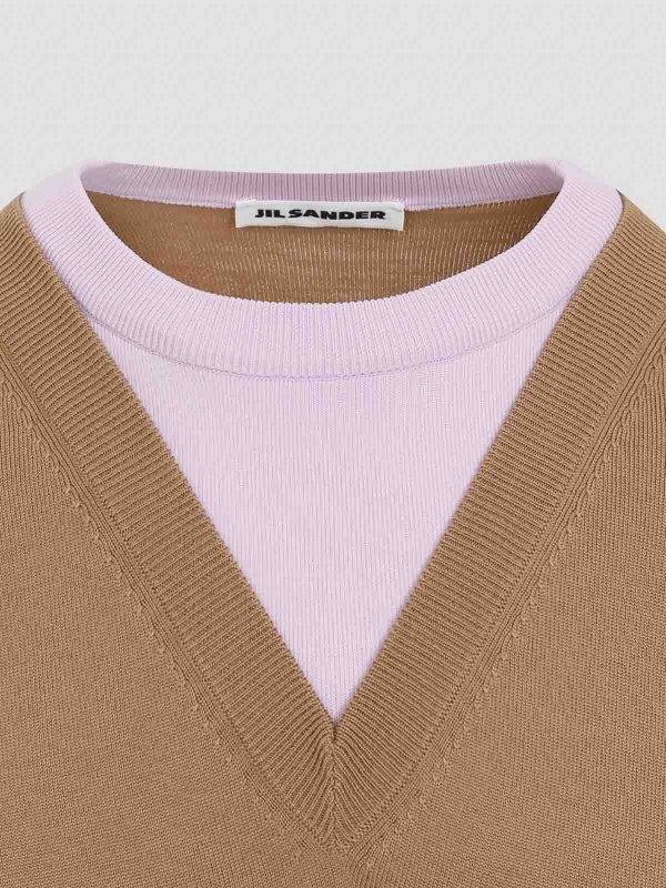 The Best Shops JIL SANDER: crew necks - Virgin Wool Pullover