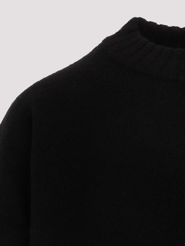 The Best Shops JIL SANDER: Pull col rond - Pull Col Rond - Noir