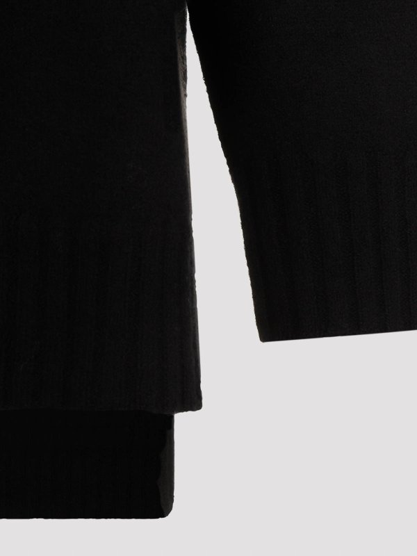 Pull Col Rond - Noir shop online: JIL SANDER