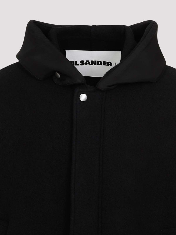 The Best Shops JIL SANDER: parkas - Jil Sander Virgin Wool Parka