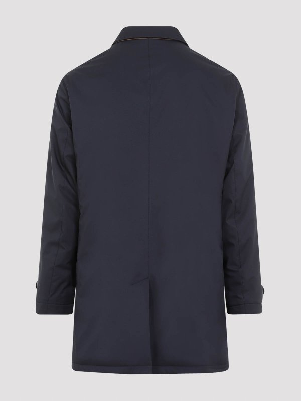 コートその他 Kiton FW24 Kiton Coat (UW1886V0444F0700E BLU) Kiton Coat - Blue - Men | UW1886V0444F0700EBLU | thebs.com