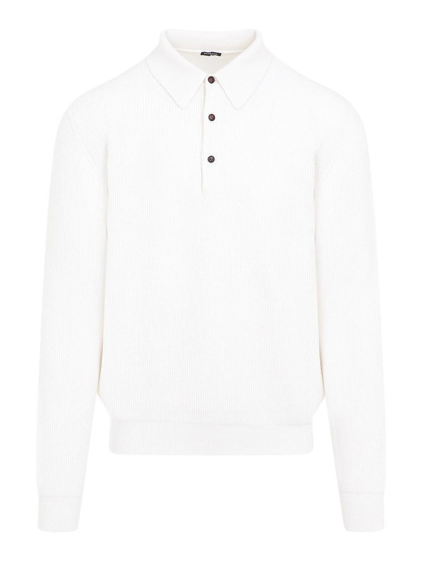 KITON: maglia collo rotondo - Polo in maglia