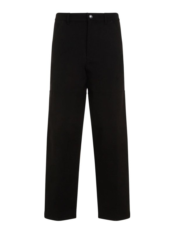 MONCLER: pantaloni shorts - Pantaloni di cotone