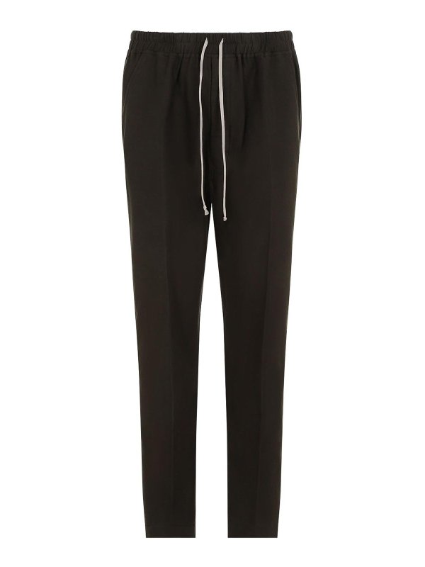 RICK OWENS: Hosen Shorts - Shorts - Dunkelgrün