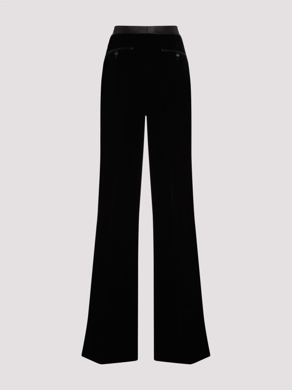 TOM FORD: pantaloni shorts online - Pantaloni tagli di avvio in velluto viscoso