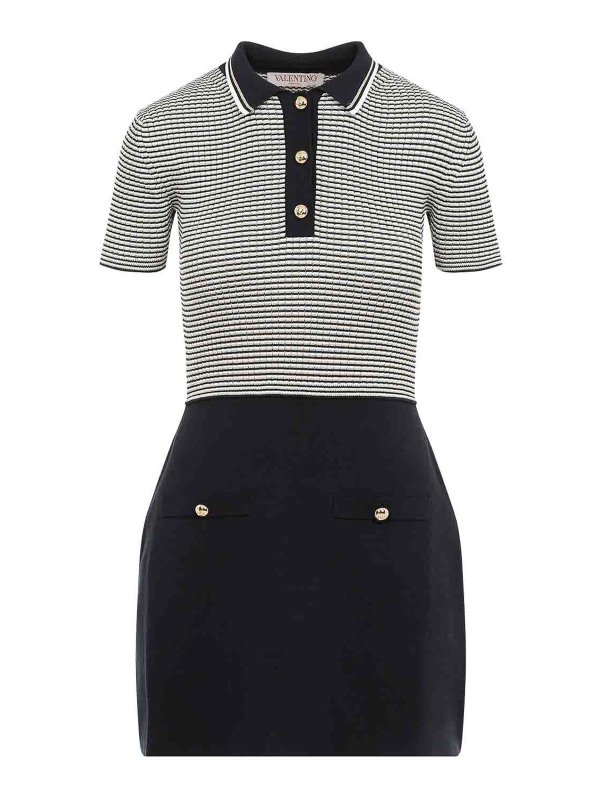 VALENTINO: short dresses - Knit Mini Dress