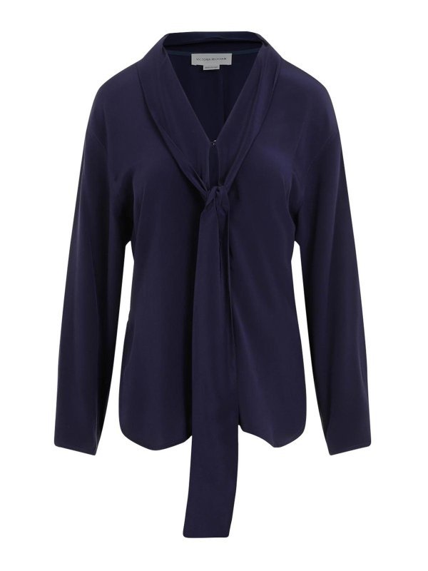 Victoria Beckham ブラウス - ブルー | 1424WSH005866AINK