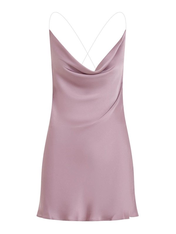 Y/PROJECT: Knielange Kleider - Knielanges Kleid - Hell-Lila