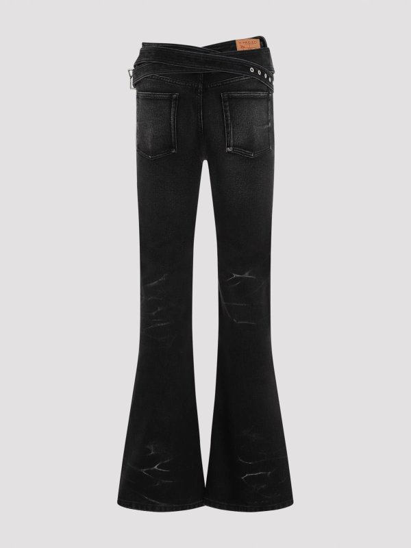 Y/PROJECT: ブーツカットジーンズ online - ブーツカットジーンズ - 黒