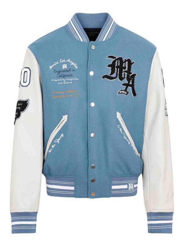 AMIRI: casual jackets - Oversized Varsity Jacket