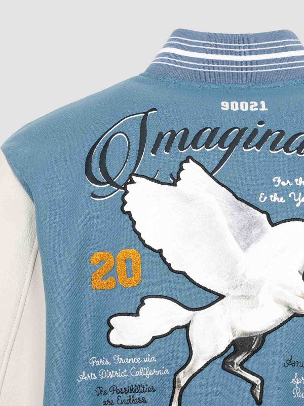 Oversized Varsity Jacket shop online: AMIRI