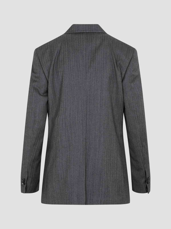 BOTTEGA VENETA: casual jackets online - Wool Chevron Jacket