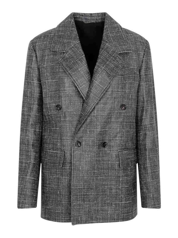 BOTTEGA VENETA: casual jackets - Printed Leather Jacket