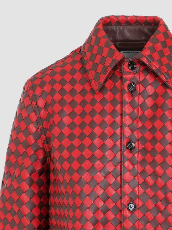 The Best Shops BOTTEGA VENETA: シャツ - シャツ - ダークレッド