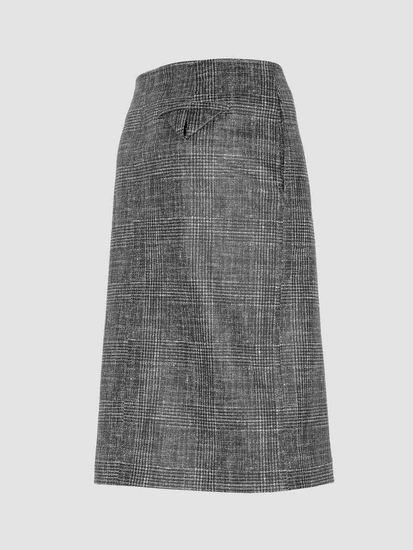 The Best Shops BOTTEGA VENETA: ニーレングススカート＆ミディ丈 - 膝丈/ミディスカート - 黒