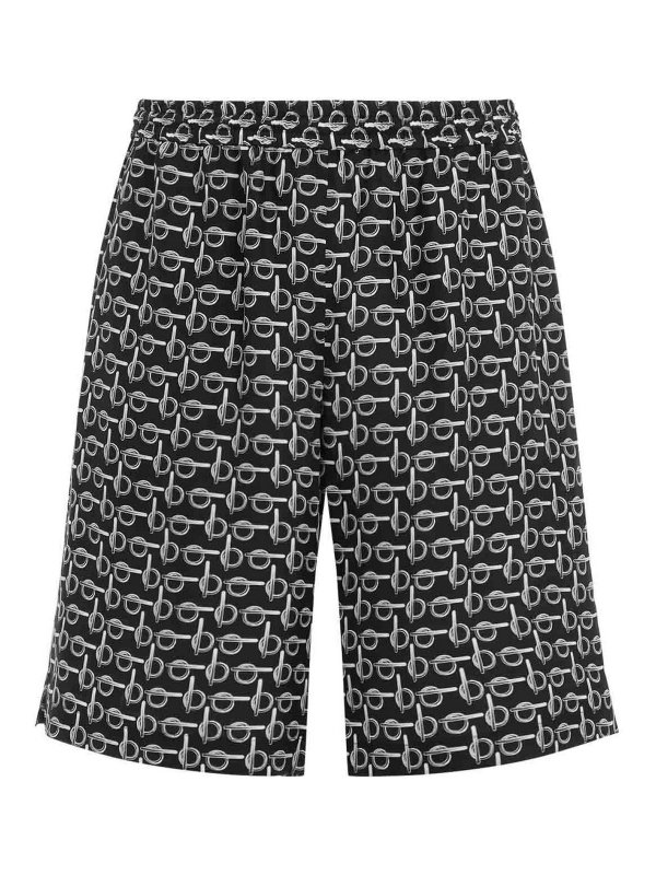 BURBERRY: トラウザーショーツ - ショートパンツ - 銀