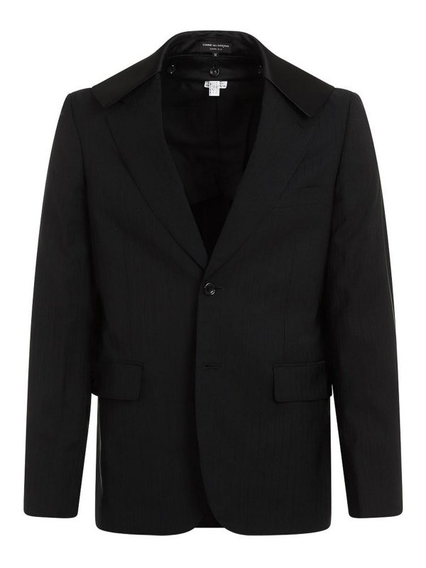 Comme Des Garcons Hommes Plus カジュアルジャケット - 黒|PMJ055S24BLACK