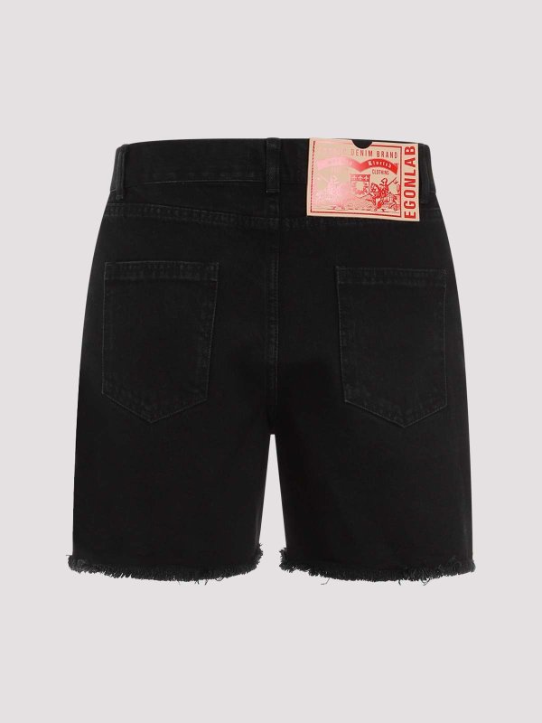 EGONLAB: トラウザーショーツ online - ショートパンツ - 黒