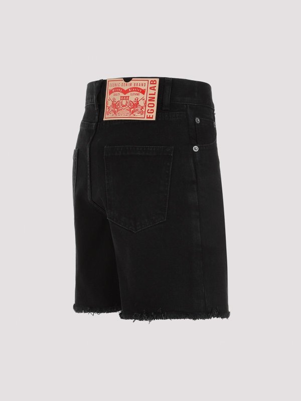 The Best Shops EGONLAB: トラウザーショーツ - ショートパンツ - 黒