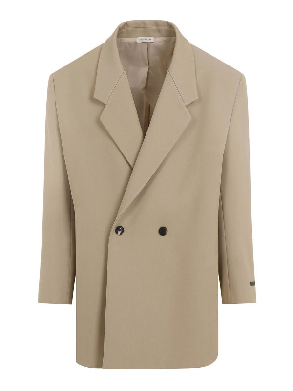 FEAR OF GOD: Blazer - Blazer - Beige
