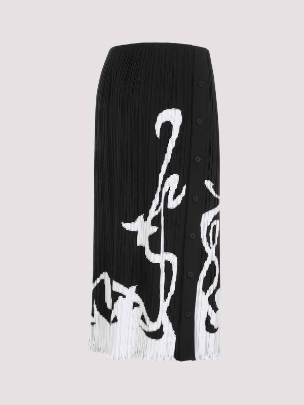 The Best Shops LANVIN: gonne al ginocchio  e longuette - Gonna lunga piegata