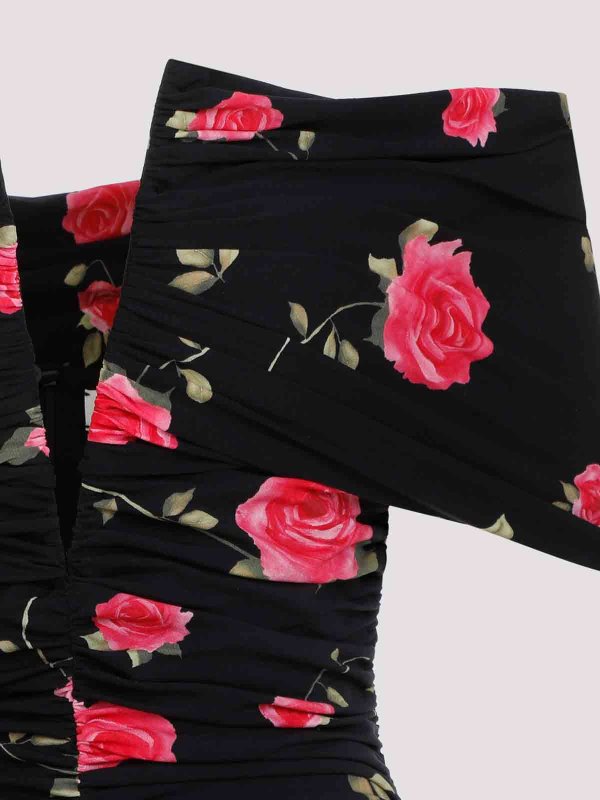 膝丈ドレス - 黒 shop online: MAGDA BUTRYM