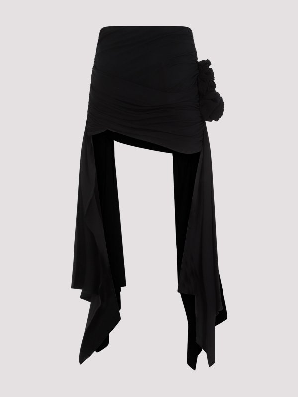 MAGDA BUTRYM: ニーレングススカート＆ミディ丈 online - 膝丈/ミディスカート - 黒