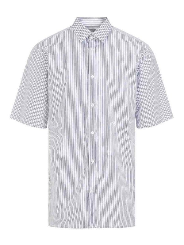 Maison Margiela Ss Shirt - Blue - Men | S50DR0007S78571001F