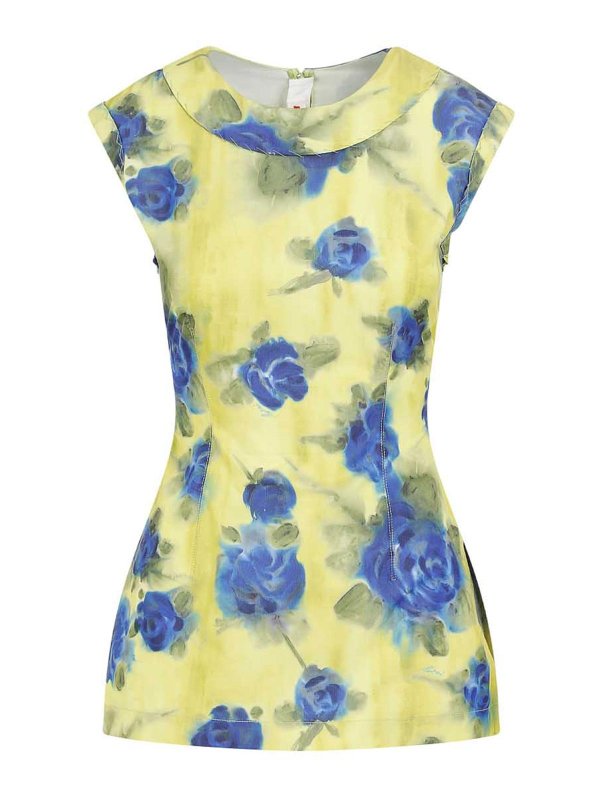 Marni: トップス＆タンクトップ - トップ/タンクトップ - イエロー