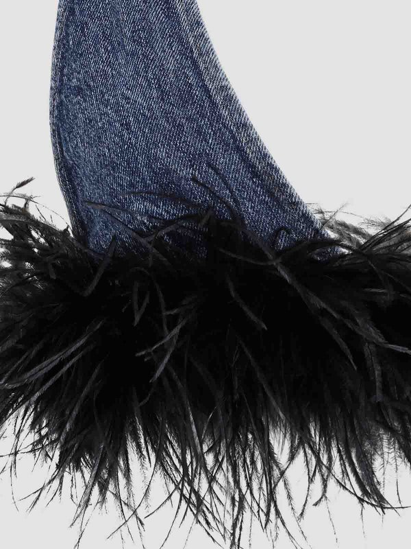 The Best Shops MIU MIU: Tops & Tank tops - Cotton Top With Feathers