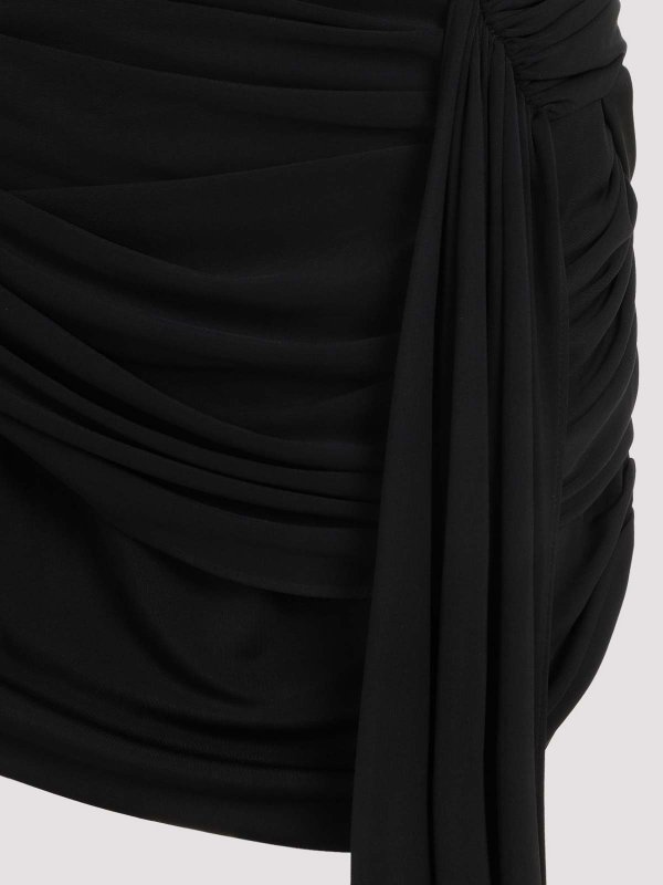 膝丈ドレス - 黒 shop online: MUGLER