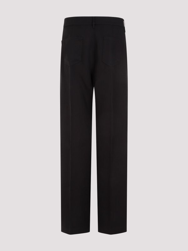 RICK OWENS: bootcut jeans online - Geth Silk Wool Jeans