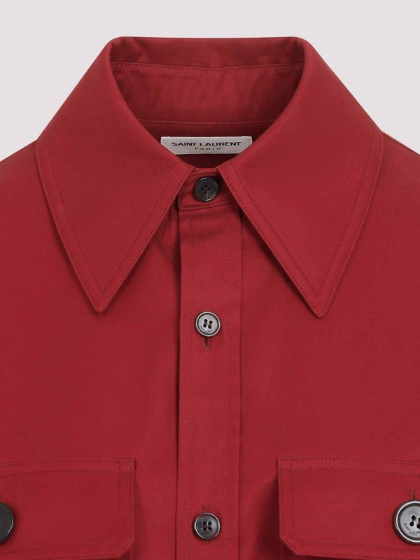 The Best Shops SAINT LAURENT: shirts - Cotton Shirt