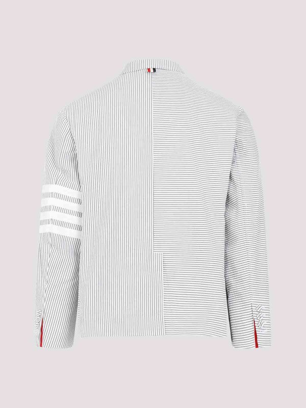 THOM BROWNE: casual jackets online - Seersucker Jacket