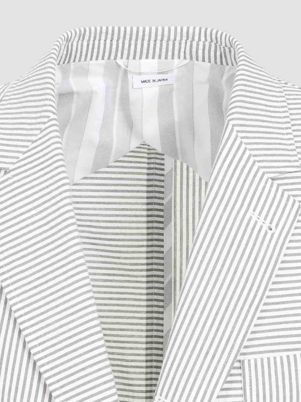 The Best Shops THOM BROWNE: casual jackets - Seersucker Jacket