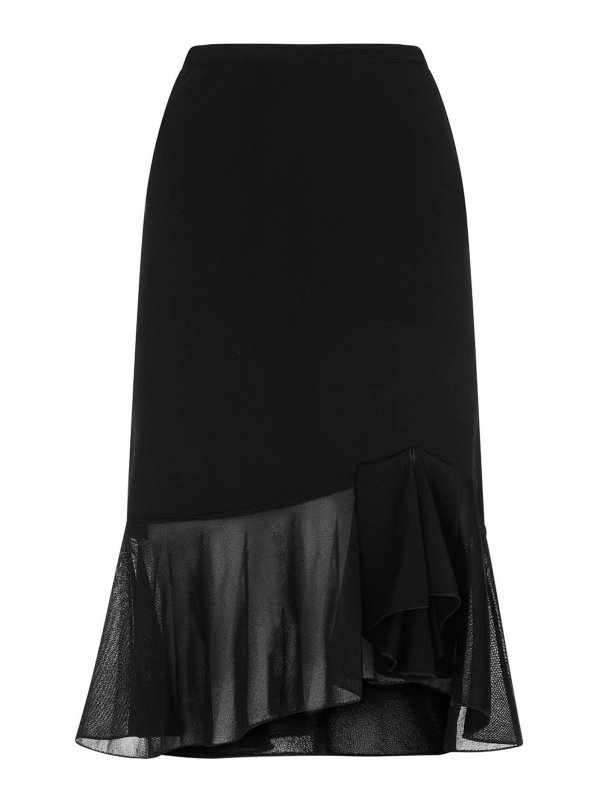 TOM FORD: Jupes midi et au genou - Jupe Midi - Noir