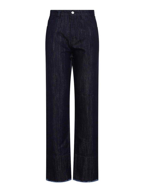 VICTORIA BECKHAM: ブーツカットジーンズ - ブーツカットジーンズ - 銀