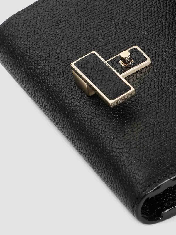 財布 - 黒 shop online: VALEXTRA