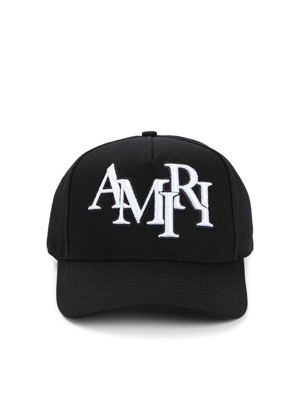 AMIRI: hats & caps - Staggered Canvas Hat