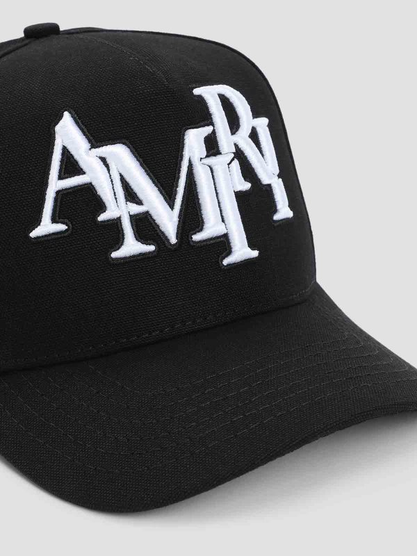 The Best Shops AMIRI: hats & caps - Staggered Canvas Hat